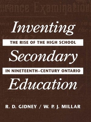 cover image of Inventing Secondary Education